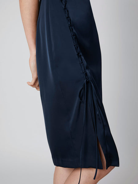 FITTED DRAPED DRESS