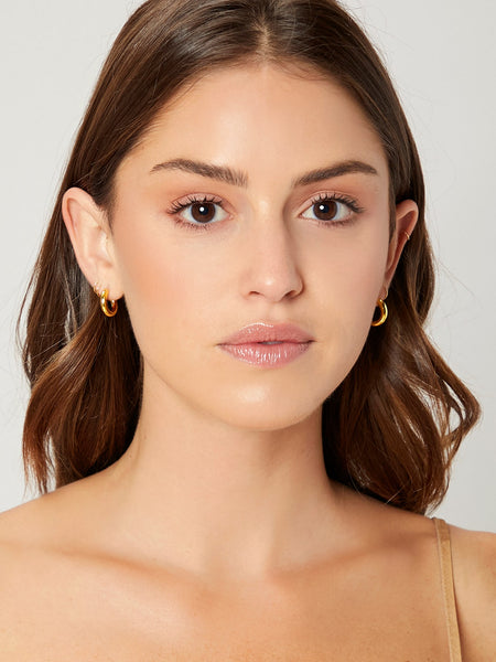 1pc MINIMALIST HOOP EARRINGS Copper Jewelry
