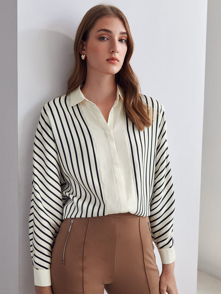 STRAIGHT FIT STRIPED SHIRT