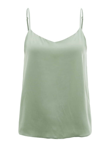 SILK STRAIGHT FIT CAMI TOP