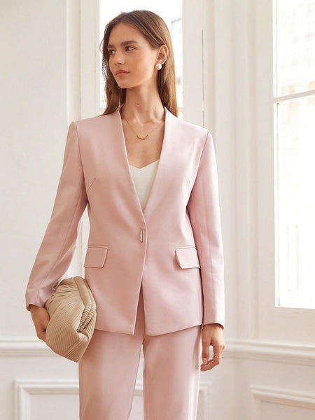 STRUCTURED SINGLE BREASTED BLAZER