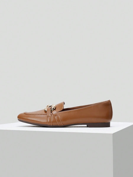 BUCKLE STRAP LOAFERS