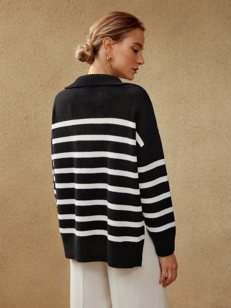 100% PURE WOOL RELAXED SWEATER