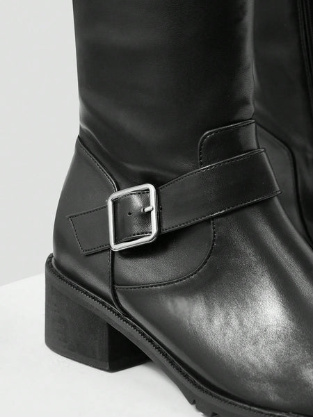 PRE BLACK OVER-THE-KNEE RIDING BOOTS