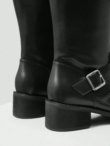 PRE BLACK OVER-THE-KNEE RIDING BOOTS