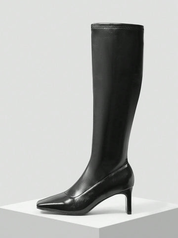 Pre Women's Knee-high Square Toe Boots