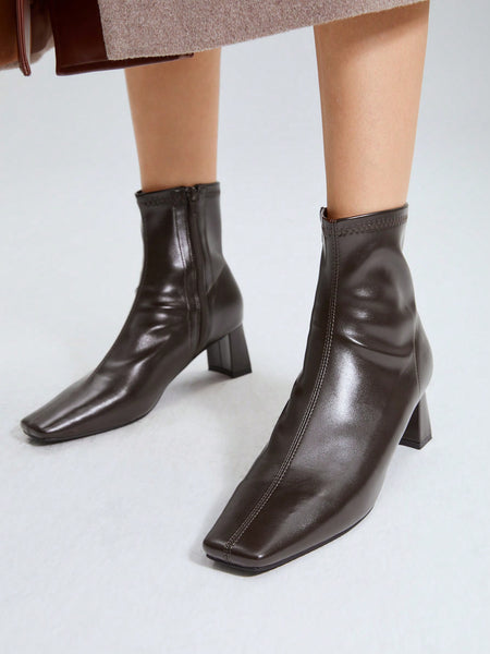 SIMPLE STYLE WOMEN'S FASHION BOOTS