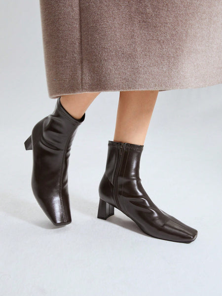 SIMPLE STYLE WOMEN'S FASHION BOOTS